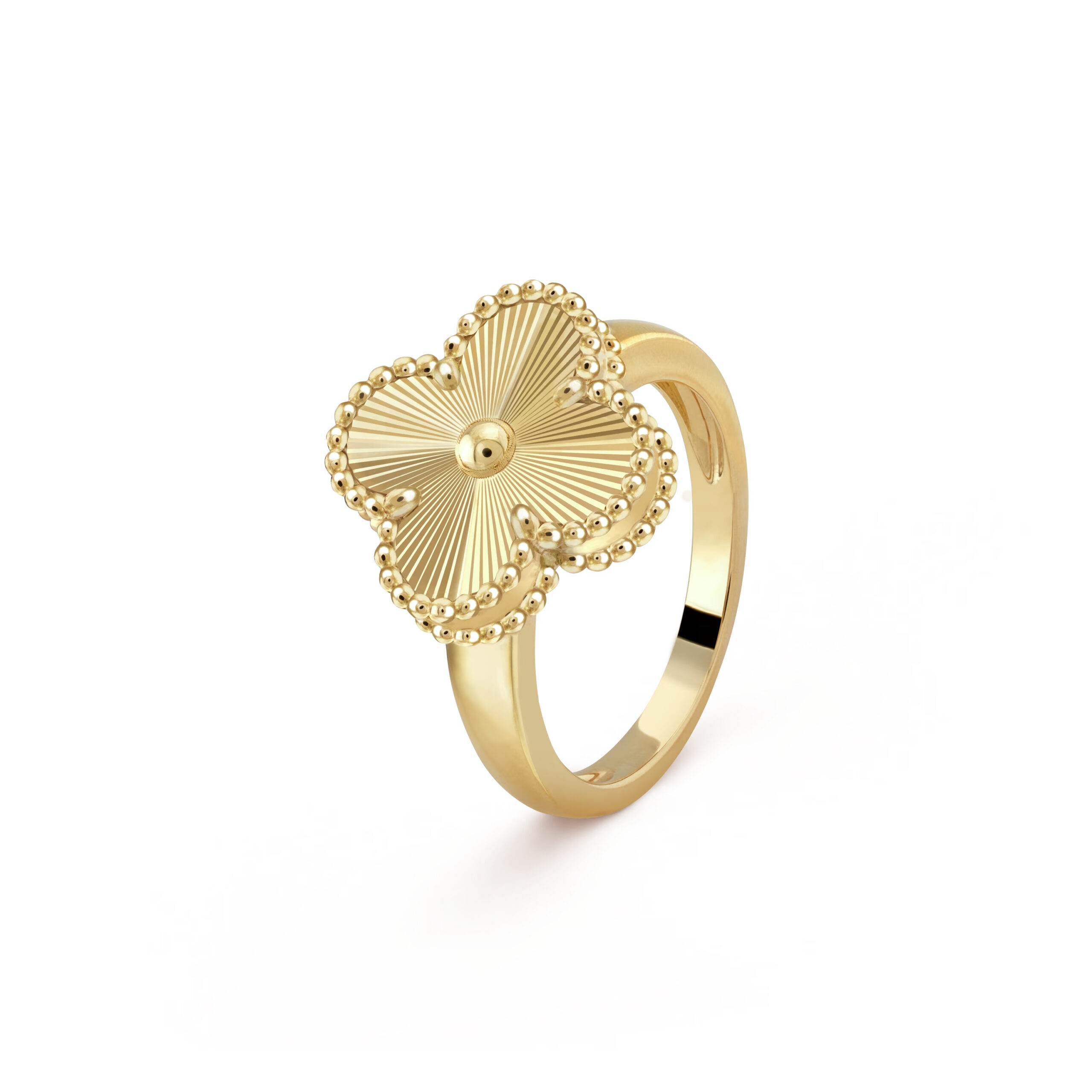 Van Cleef & Arpels Vintage Alhambra ring 18k Gold - Click Image to Close